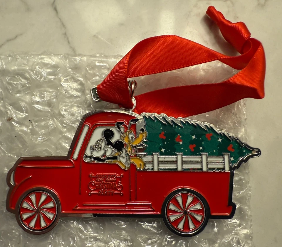 2025 Walt Disney World Mickey’s Very Merry Christmas Party Ornament Truck - Image 1 of 1