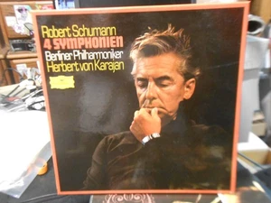 Schumann 4 Symphonien Karajan Berliner Philharmoniker (3x Vinyl LP Box) NM/M- - Picture 1 of 5