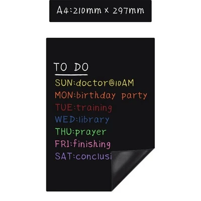 Functional Magnetic Notice Board Practical Solution for Reminders A5 Size - Image 1 of 4
