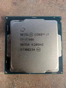 INTEL CORE I7-7700K 3.60GHZ 4c 8t TESTED WORKING - Picture 1 of 2