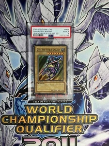 Yu-Gi-Oh Gaia El Caballero Feroz LOB-006 1ª Edición Holográfico Brillante PSA 4 - Imagen 1 de 3