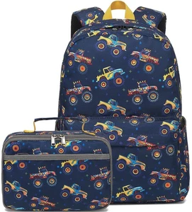 Rucksack für Kinder, Jungen Mädchen Vorschulrucksäcke mit Brotdose Kleinkind Art... - Bild 1 von 8