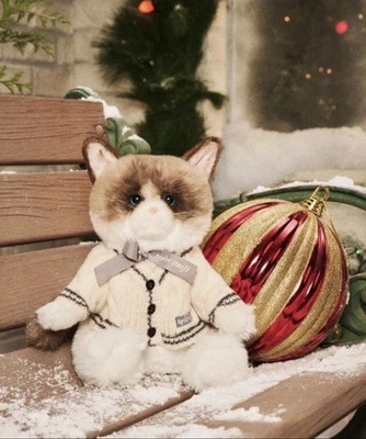 Taylor Swift Folklore Cardigan Plush Cat Benjamin- PRESALE - CONFIRMED ORDER   - Image 1 of 2