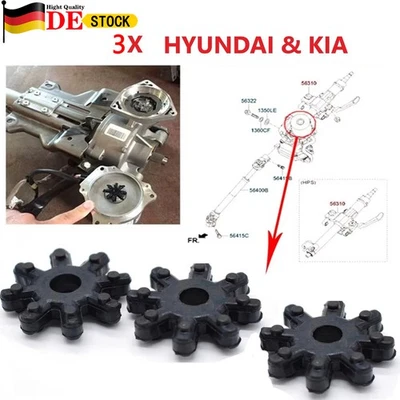 3 Stk für HYUNDAI i30 Zahnrad Lenkkupplung Lenksäule Zwischenhebel 563152K000FFF