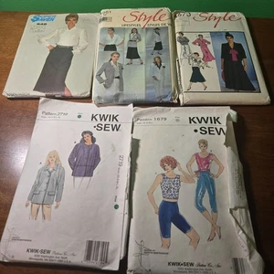 Womens sewing patterns mixed lot leggings, jacket, vintage 80s Unverified - Picture 1 of 7