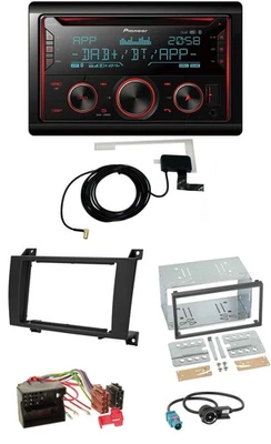 Pioneer 2DIN MP3 DAB USB CD Bluetooth Autoradio für Mercedes SLK R171 2004-2011 - Bild 1 von 4