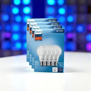 (16 Bulbs) Philips LED 60W Frosted Soft White Non-Dim A19  (Non-T20): 800 Lumens - Picture 1 of 1