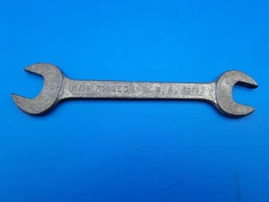 Vintage Unbranded Forged In USA 19/32 x 11/16" Open End Wrench, Made in USA - Picture 1 of 8