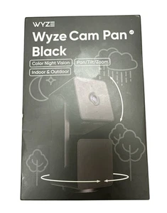 Wyze Pan v3 Indoor/Outdoor Pan/Tilt/Zoom 1080p Security Camera Black - Picture 1 of 6