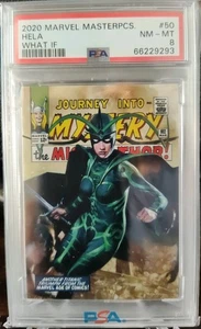 Upper Deck 2020 capolavori Marvel e se? 568/999 Hela #50 PSA 8 - Foto 1 di 2