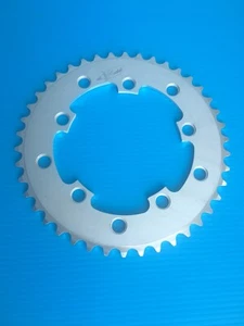 Rocket Rings Chainring 42t 110/130 Made in the USA 1/2 x 3/32 Silver - Picture 1 of 2