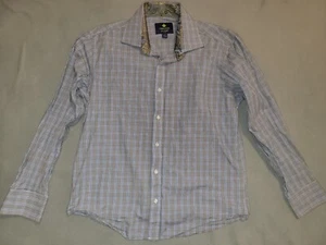 Christian Aujard Paris Men's L Button-Down Long Sleeve Collared Dress Shirt - Picture 1 of 5