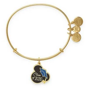 Disney Parks Mickey Graduation Cap Bangle by Alex and Ani Class of 2020 Limited - Picture 1 of 8