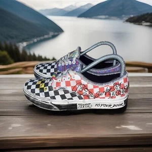 VANS Authentic Stranger Things Surfer Boy Pizza Sneakers Mens 7.5 Women’s 9 - Picture 1 of 24