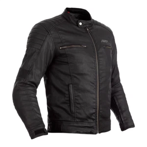 Chaqueta RST BRIXTON Cera Impermeable Textil Motocicleta/Scooter Negra Estilo Vintage - Imagen 1 de 8