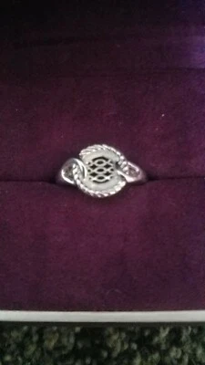 Charriol Stainless Steel Round Cable Ring 5.5  New In Box - Image 1 of 4