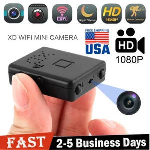 2024 Smart Mini Wireless WiFi Camera Home Security 1080P HD Night Cam + 32G - Picture 1 of 23