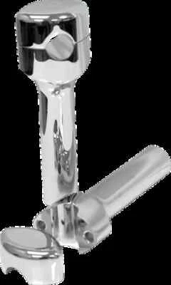 Elevador de manillar LA Choppers 6 pulgadas cromado liso pesado Kawasaki Vulcan 900 06-19 Foto 1 de 3