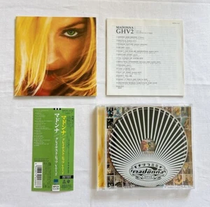 MADONNA GHV2 (Greatest Hits Vol.2) JAPAN CD Obi WPCR-1113 Out Of Print 2001 - Imagen 1 de 5