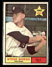 1961 Topps #348 Steve Boros Vg