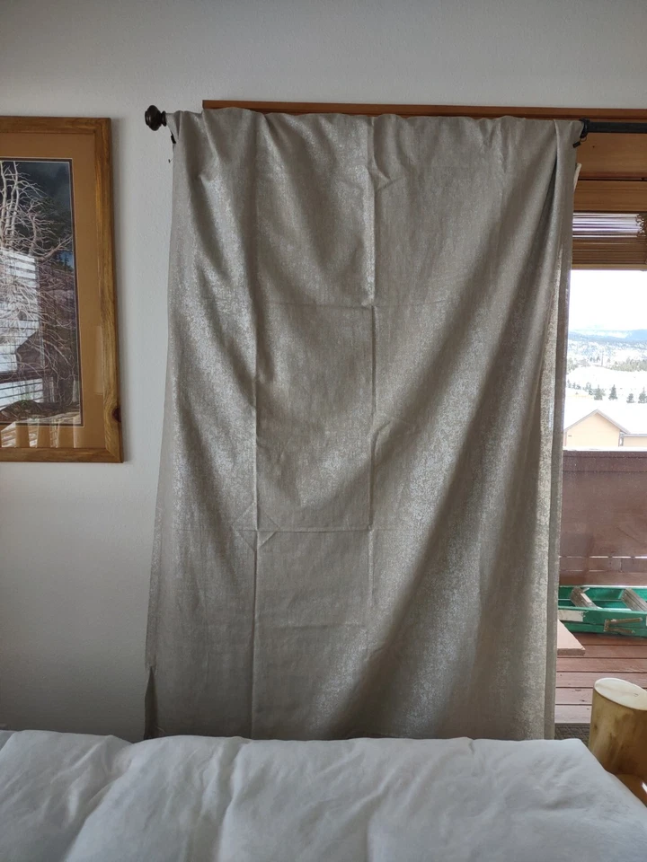 NEW $199 Room DKNY Donna Karan 100%-Cotton Drapes Curtains 96" 2-Panels L@@K ! - Image 1 of 4