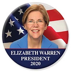 Elizabeth Warren For President Button 2020 - Imagen 1 de 1