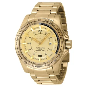Invicta Speedway Automatik Herrenuhr - 50mm, Gold 48077 NEU - Bild 1 von 5