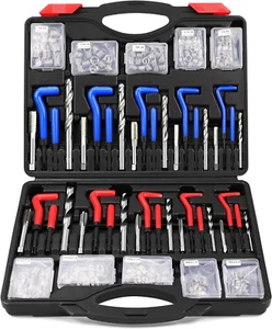 Helicoil Thread Repair Tool Kit 320Piece Metric SAE Heli Coil Rethreading Insert - Picture 1 of 12
