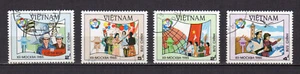Vietnam 1985 festival de la jeunesse 4 timbres oblitérés /TE5291b - Picture 1 of 1