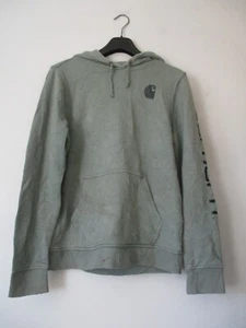 Carhartt Hoodie Damen Medium Grün Clarksburg Relaxed Fit Pullover Distressed - Bild 1 von 21