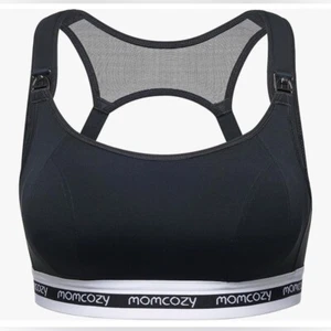 Momcozy Hands-Free Seamless Pumping Bra Nursing Bra Black Size 3XL - Picture 1 of 15