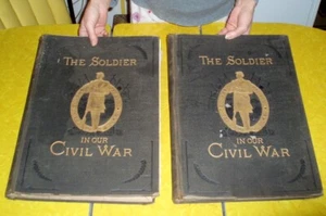 CIVIL WAR ANTIQUE 1893 FRANK LESLIES VOL 1-2 ILLUSTRATED BOOKS ABRAHAM LINCOLN - Picture 1 of 24