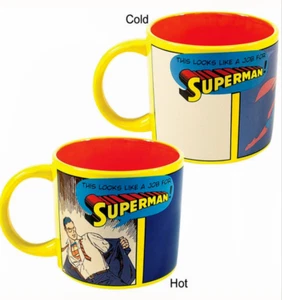 DC Comics Superman Hitzeaktivierter Kaffeebecher, Superman Tasse - Bild 1 von 5