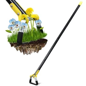 Stirrup Hoe Garden Tool - Hula Weeding Hoe for Gardening Long Handle Heavy Du... - Picture 1 of 6