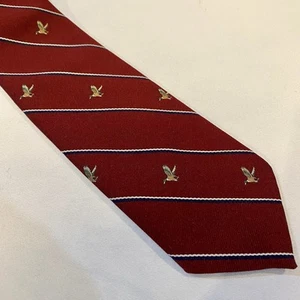 Resilio Krawatte Enten Streifen Burgund 54”x3” - Bild 1 von 6