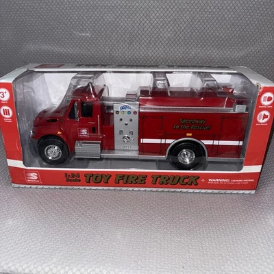 First Gear Speedway DuraStar Juguete Camión de Bomberos Motor Luces Sonidos Escala 1:24 Foto 1 de 4