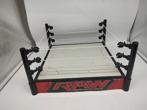 WWE Raw Toy Wrestling Ring for Action Figures With Collapsible Floor Mattel 2015 - Picture 1 of 5