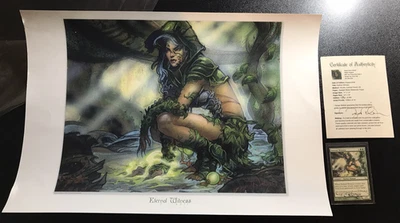 "Eternal Witness" by Terese Nielsen MTG Magic Signed Numbered Art Print COA 5DN - Image 1 of 4