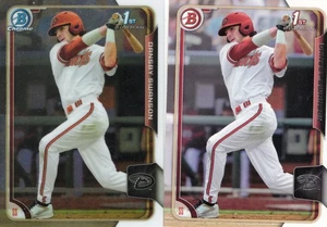 Tarjetas Dansby Swanson, Chicago Cubs, 2015 Bowman cromo y papel "1st Bowman" - Imagen 1 de 1