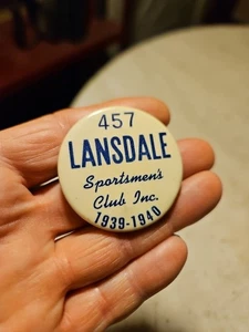 Antigua insignia de Filadelfia #457 del Club Deportivo Lansdale 1939-1940 - Imagen 1 de 7