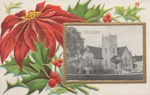 Primera Iglesia M. E. - Suterland, Iowa - litografía sin publicar - Imagen 1 de 3