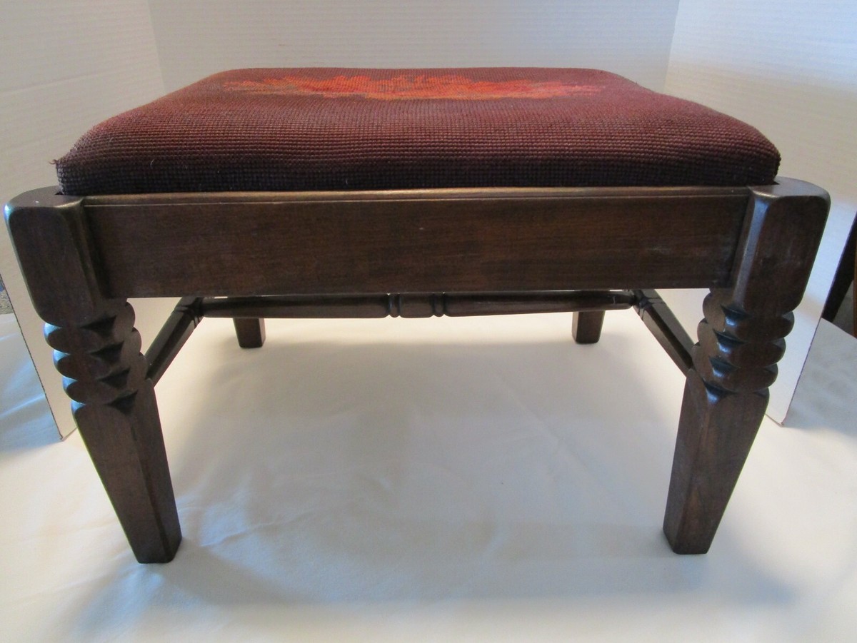 Red Antique Benches & Stools Antique 1920-1949 Time Period