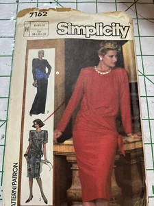 Patrones de costura simplicidad vintage 7162 talla 6,8,10. sin cortar. - Imagen 1 de 2