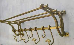 Rack Home décor French Luggage Rack Train Wall Mounted Rack vintage luxury - Picture 1 of 7
