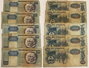 Angola - 1000 Kwanzas 1987 VG - F - P. 121b Lemberg-Zp - Picture 1 of 2