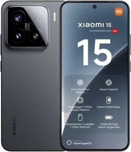 Xiaomi 15 5G - 256GB 12GB - Czarny - Nowy i przyspawany - od dealera - Zdjęcie 1 z 2