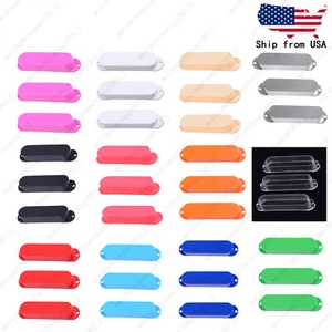 3 piezas cubiertas de plástico sin orificios SSS de bobina única para Fender SQ Strat 12 colores - Imagen 1 de 15