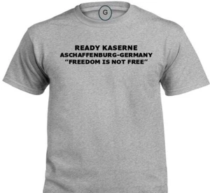 CAMISETA PT BASE INDIVIDUAL READY KASERNE * ASCHAFFENBURG-ALEMANIA* FREEDOM - Imagen 1 de 3