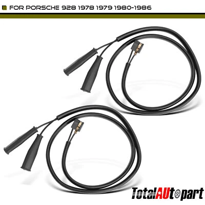 2x Sensor de desgaste de pastillas de freno para Porsche 928 1978 1979 1980 1981 1982-1986 lateral trasero Foto 1 de 4