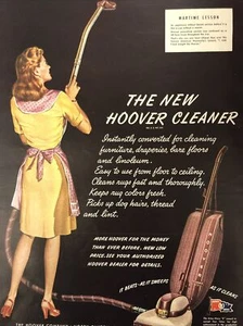 1945 Hoover Vacuum Cleaner Print Ad , Ohio - Picture 1 of 2
